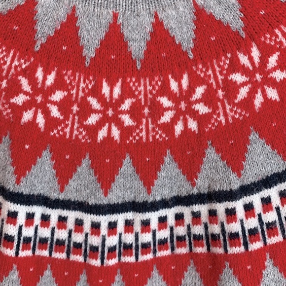 Tommy Hilfiger Fairisle Knit Pullover Polar Bear Holiday Sweater - Picture 7 of 11